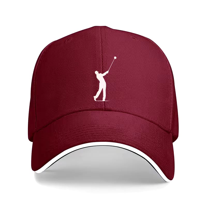 1pc Golf Swing Djustable, Machine Washable Baseball cap, Perfect for Outdoor Activities, Unisex and Casual