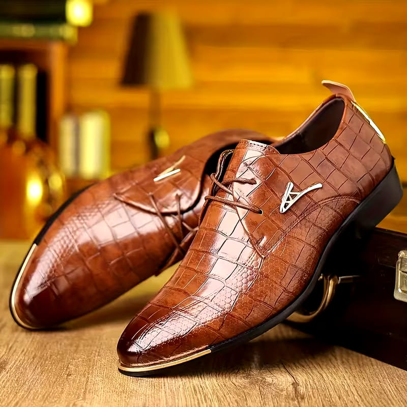 Men's Dress Shoes New Men's Elegant Footwear Men's Large Size Loafers Casual Shoes Men's Gift Pointed.