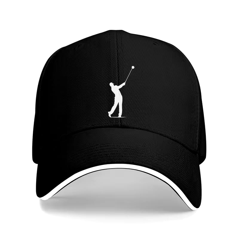 1pc Golf Swing Djustable, Machine Washable Baseball cap, Perfect for Outdoor Activities, Unisex and Casual
