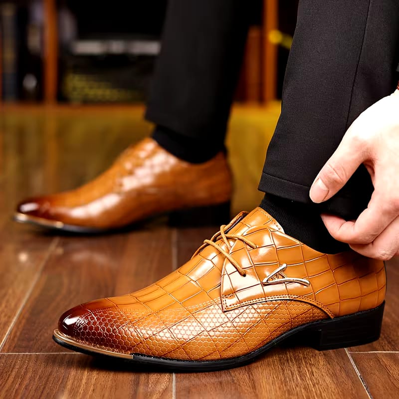Men's Dress Shoes New Men's Elegant Footwear Men's Large Size Loafers Casual Shoes Men's Gift Pointed.