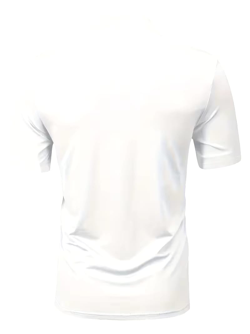 Men's Short -Sleeve Printed Golf Shirt for Spring and Summer