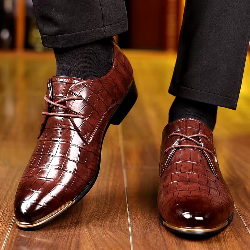 Men's Dress Shoes New Men's Elegant Footwear Men's Large Size Loafers Casual Shoes Men's Gift Pointed.
