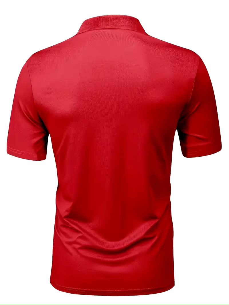 Short Sleeve Printed Golf Shirt for Summer and Spring