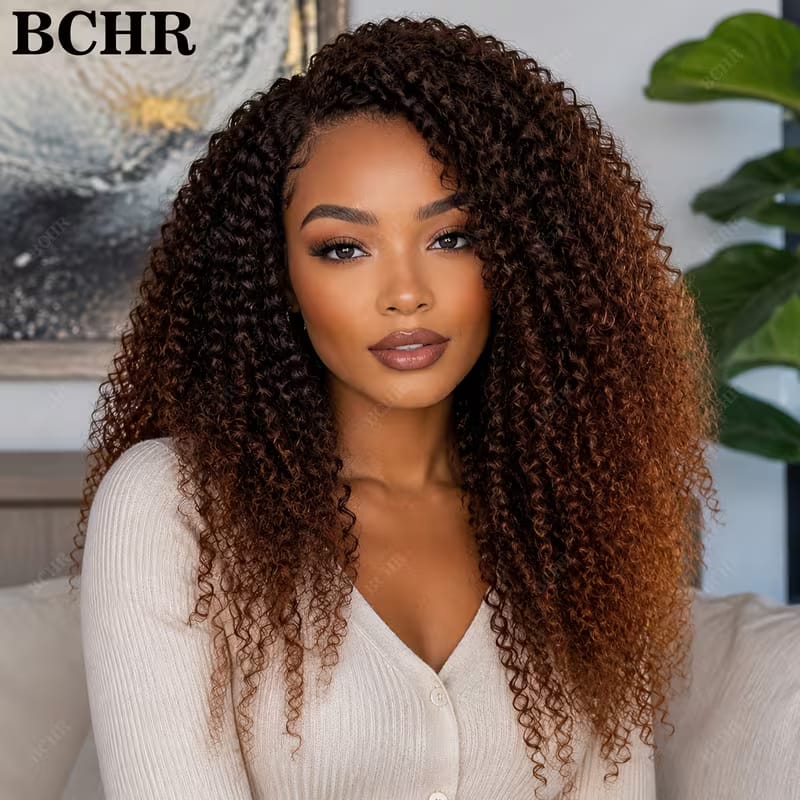 24-Inch African-Style Tight Curl Synthetic Wig (Women's)High-Density (13X4X1) Lace Front Wig, Suitable for all Skin Tones; Ideal for Daily Wear And Party Styling