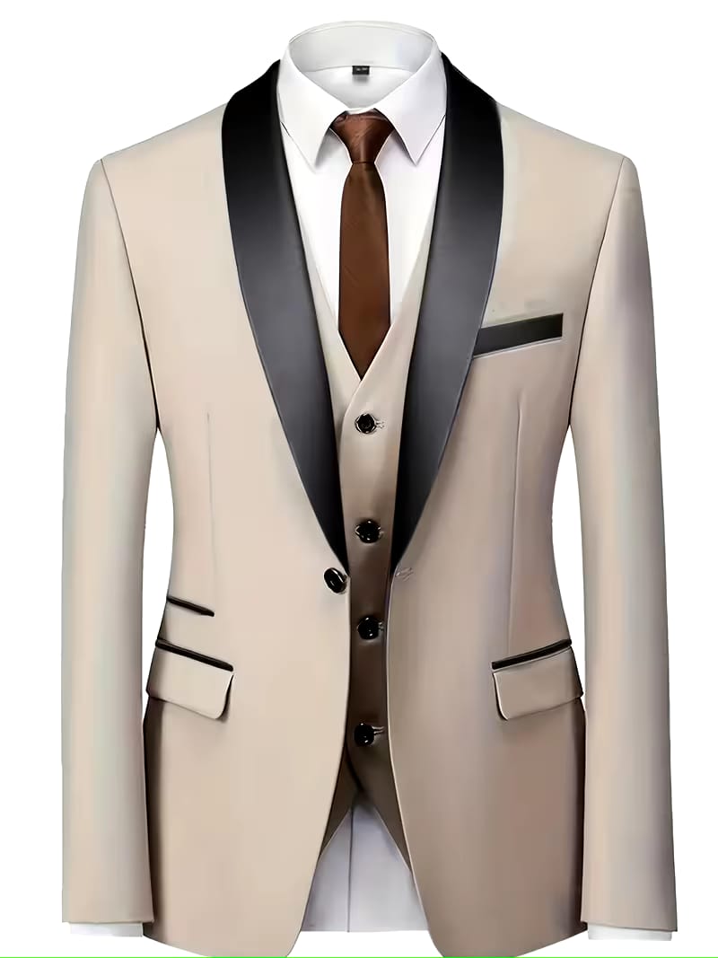 Men 3pcs Suit Set Men F....