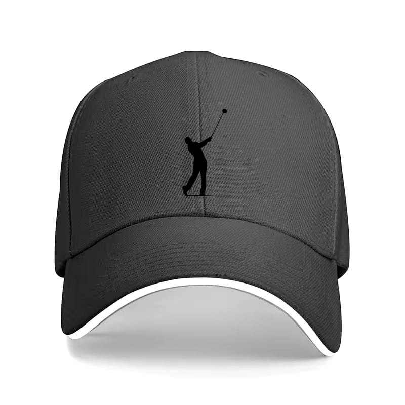 1pc Golf Swing Djustable, Machine Washable Baseball cap, Perfect for Outdoor Activities, Unisex and Casual