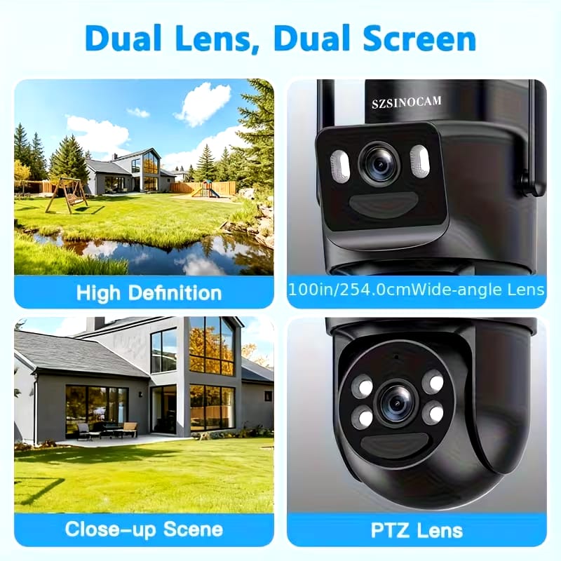4G LTE EU Cellular Security Camera Solar with SIM Card.  (Verizon AT& T-Mobile) Binocular Lens 8X ZOOM.